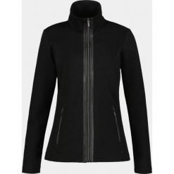 Sweter Damski Luhta Hallikkala. Czarne swetry damskie Luhta, bez wzorów, z polaru, eleganckie, bez kołnierzyka, bez ramiączek, bez kaptura. Za 349.00 zł.