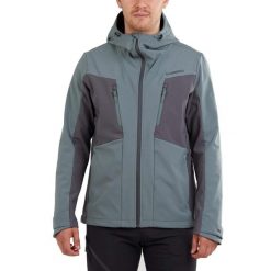 Kurtka softshell męska Fundango Rauris Softshell. Szare kurtki sportowe męskie Fundango, m, bez wzorów, z softshellu, trekkingowe. Za 519.90 zł.