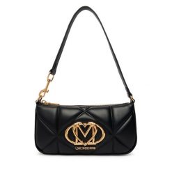 Torebka LOVE MOSCHINO. Czarne torebki do ręki damskie Love Moschino, bez wzorów, klasyczne, bez dodatków. Za 839.99 zł.