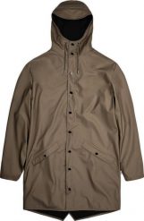 Rains Rains kurtka przeciwdeszczowa unisex LONG JACKET 12020 66 WOOD XS. Kurtki damskie Rains, xs, bez wzorów, bez kaptura. Za 429.99 zł.