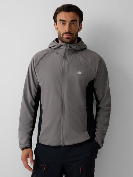 4F Bluza trekkingowa Primaloft Active męska - czarna M. Czarne bluzy męskie 4f, l, bez wzorów, bez kaptura. Za 249.99 zł.