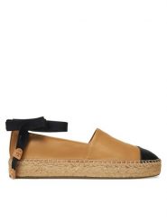 Tory Burch Espadryle 164724 Brązowy. Brązowe espadryle damskie Tory Burch, bez wzorów, ze skóry, bez obcasa, bez zapięcia. Za 1,009.00 zł.