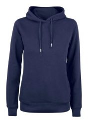 Clique Premium OC Hoody Women – bluza z kapturem z bawełny organicznej. Niebieskie bluzy damskie CLIQUE, s, bez wzorów, z bawełny, z kapturem. Za 263.25 zł.