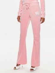 Juicy Couture Spodnie dresowe Lisa JCWBJ23330 Różowy Regular Fit. Czerwone spodnie dresowe damskie Juicy Couture, l, bez wzorów, z dresówki. Za 169.99 zł.