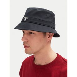 Kapelusz Barbour. Niebieskie czapki i kapelusze męskie Barbour, bez wzorów. Za 179.99 zł.