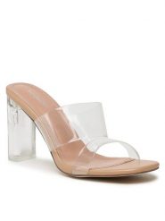 DeeZee Klapki LS5216-01 Przezroczysty. Klapki damskie DeeZee, bez wzorów, z materiału, bez obcasa. Za 119.99 zł.
