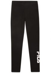 Legginsy z logo dla dziewczynek Fila Mariette. Czarne legginsy dla dziewczynek Fila, bez wzorów, z materiału. Za 146.50 zł.