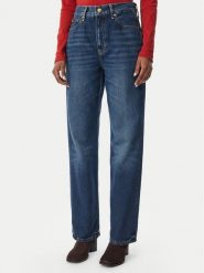 Tommy Hilfiger Jeansy WW0WW51407 Niebieski Straight Leg. Niebieskie jeansy damskie Tommy Hilfiger. Za 649.99 zł.