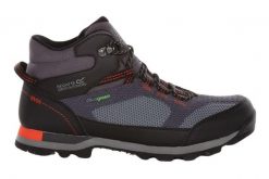Buty trekkingowe męskie Regatta Blackthorn Evo wodoodporne. Szare trekkingi męskie Regatta, trekkingowe. Za 258.49 zł.