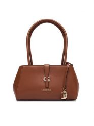 Guess Torebka Carrie HWVG98 96080 Brązowy. Brązowe torebki do ręki damskie Guess, z aplikacjami, ze skóry, bez dodatków. Za 639.99 zł.
