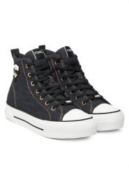 KARL LAGERFELD Trampki KL60444D Granatowy. Niebieskie trampki i tenisówki damskie KARL LAGERFELD, bez wzorów, z materiału, bez zapięcia. Za 369.99 zł.