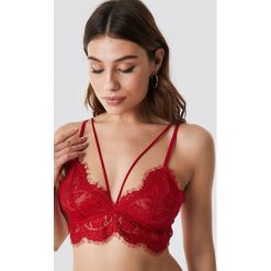 NA-KD Lingerie Biustonosz z podwójnym paskiem - Red. Biustonosze marki NA-KD Lingerie. Za 72.95 zł.
