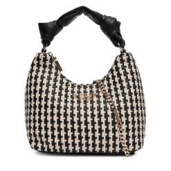 Torebka Guess. Czarne torebki do ręki damskie Guess, z aplikacjami, klasyczne, bez dodatków. Za 349.99 zł.