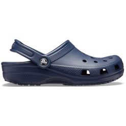 Klapki dla dorosłych Crocs Classic. Niebieskie skarpety damskie Crocs, bez wzorów. Za 169.99 zł.