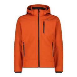 Kurtka Męska Softshell CMP POM. Kurtki męskie CMP, l, bez wzorów, z materiału, street, z kapturem. Za 329.99 zł.