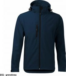 MALFINI Performance 522 - ADLER - Softshell kurtka męska, 300 g/m, 6% elastan, 94% poliester, - granatowy - rozmiar 2XL. Niebieskie kurtki męskie Malfini, m, bez wzorów, z elastanu, bez kaptura. Za 224.79 zł.