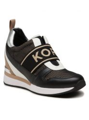 MICHAEL Michael Kors Sneakersy Maven Slip On Trainer 43R3MVFP2D Czarny. Czarne trampki i tenisówki damskie MICHAEL Michael Kors, bez wzorów, ze skóry, bez zapięcia. Za 1,039.00 zł.