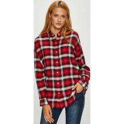 Levi's - Koszula. Brązowe koszule damskie Levi's, w kratkę, z tkaniny, casualowe, z klasycznym kołnierzykiem, z długim rękawem. Za 279.90 zł.