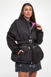 Bomberka damska Bacon PINKO. Płaszcze damskie Pinko, xs, bez wzorów, bez kaptura. Za 2,279.00 zł.