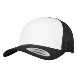 Retro Trucker Cap. Białe czapki i kapelusze damskie FLEXFIT, bez wzorów, retro. Za 51.99 zł.