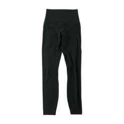 Spodnie legginsy damskie do jogi i siłowni czarne. Czarne legginsy damskie LULULEMON, l, bez wzorów, z materiału, na fitness i siłownię. Za 149.06 zł.