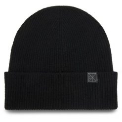 Czapka Calvin Klein. Czarne czapki i kapelusze męskie Calvin Klein, na zimę, bez wzorów. Za 349.99 zł.