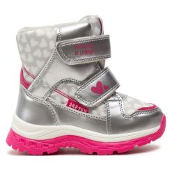 Śniegowce Agatha Ruiz de la Prada. Szare śniegowce dziewczęce Agatha Ruiz de la Prada, bez zapięcia. Za 269.99 zł.