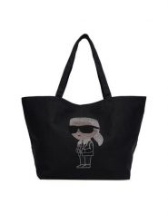 KARL LAGERFELD Torebka A3W50016 Czarny. Czarne torebki do ręki damskie KARL LAGERFELD, bez wzorów, z materiału, bez dodatków. Za 309.99 zł.