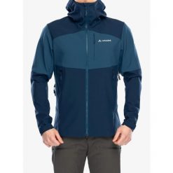 Kurtka softshell męska Vaude Roccia Softshell Jacket II. Czarne kurtki męskie Vaude, m, bez wzorów, z softshellu, sportowe, bez kaptura. Za 623.99 zł.