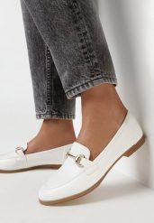 Białe Mokasyny Cortez. Białe mokasyny damskie Born2be, eleganckie. Za 74.99 zł.