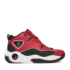 Sneakersy SHAQ. Czerwone trampki i tenisówki chłopięce Shaq, bez wzorów, bez zapięcia. Za 279.99 zł.