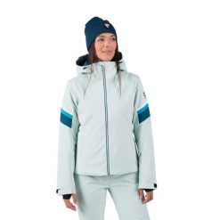 Damska kurtka narciarska Rossignol Strawpile. Niebieskie kurtki snowboardowe damskie Rossignol, bez wzorów, bez kaptura, narciarskie. Za 1,283.50 zł.