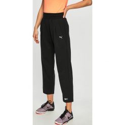 Puma - Spodnie. Czarne legginsy damskie Puma, m, bez wzorów, z bawełny, climacool (adidas). W wyprzedaży za 159.90 zł.