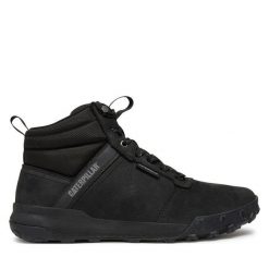 Trzewiki CAT Footwear. Czarne botki męskie CAT Footwear, bez wzorów, bez zapięcia. Za 469.99 zł.