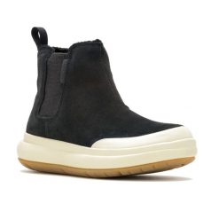 Buty damskie Merrell Marquette Thermo Pull On Wp. Czarne obuwie sportowe damskie Merrell, bez wzorów, trekkingowe. Za 559.99 zł.