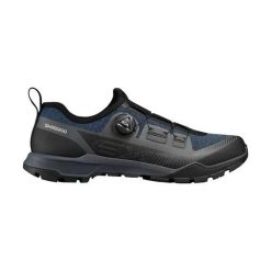 Buty Shimano SH-EX700. Niebieskie buty sportowe męskie Shimano, bez zapięcia, rowerowe. Za 766.50 zł.
