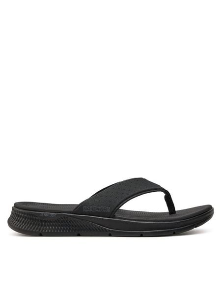 Skechers Japonki Go Consistent Sandal-Penthouse 229036/BBK Czarny. Czarne klapki męskie Skechers, z materiału. Za 199.99 zł.