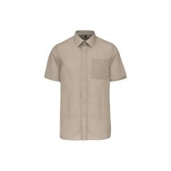 Koszula Kariban Ace. Brązowe koszule męskie KARIBAN, xl, bez wzorów, z bawełny, eleganckie, bez kołnierzyka, bez ramiączek. Za 126.50 zł.