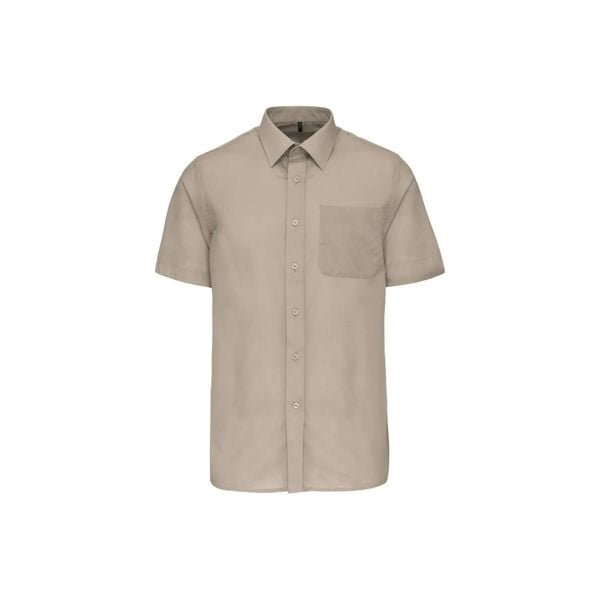 Koszula Kariban Ace. Brązowe koszule męskie KARIBAN, xl, bez wzorów, z bawełny, eleganckie, bez kołnierzyka, bez ramiączek. Za 122.50 zł.