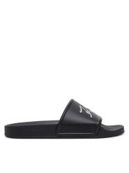 KARL LAGERFELD Klapki Kondo 2.0 KL80910 Czarny. Czarne klapki damskie KARL LAGERFELD, bez wzorów, z tworzywa sztucznego, bez obcasa. Za 399.99 zł.
