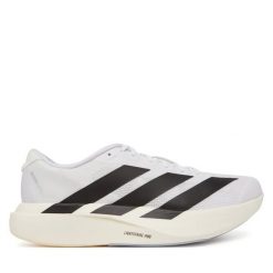 Buty do biegania adidas. Białe obuwie sportowe damskie Adidas, bez wzorów, do biegania. Za 549.99 zł.