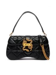 Just Cavalli Torebka 80RA4BA1 ZSD24 Czarny. Czarne torebki do ręki damskie Just Cavalli, bez wzorów, ze skóry, bez dodatków. Za 989.99 zł.