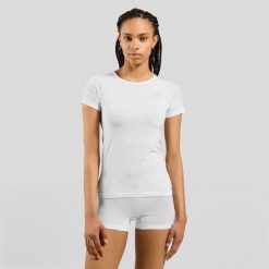 Koszulka damska Odlo BL TOP crew neck s/s PERFORMANCE X-LIGHT. Białe koszulki sportowe damskie Odlo, s, bez wzorów, sportowe, bez kołnierzyka. Za 249.99 zł.