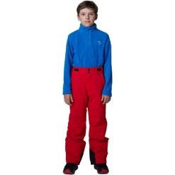 Spodnie narciarskie dziecięce Rossignol Boy Ski sports. Czerwone spodnie sportowe dla chłopców Rossignol, bez wzorów, z materiału, sportowe, narciarskie. Za 339.99 zł.