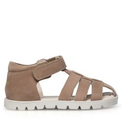 Sandały Lasocki Kids. Brązowe sandały chłopięce Lasocki Kids, bez zapięcia. Za 129.99 zł.