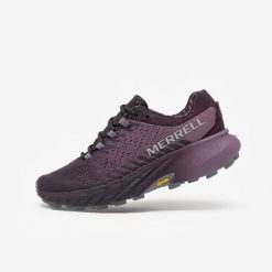 Buty do biegania w terenie damskie Merrell Agility Remix. Brązowe obuwie sportowe damskie Merrell, bez wzorów, do biegania. W wyprzedaży za 599.99 zł.
