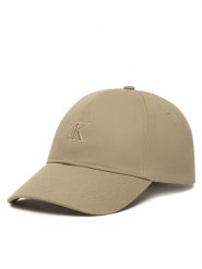 Calvin Klein Czapka z daszkiem Monogram Embroidery Baseball Cap LV04G5002G Beżowy. Brązowe rękawiczki męskie Calvin Klein, bez wzorów, z bawełny. Za 169.99 zł.