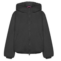 Kurtka Deha Lined Teddy Jacket Damskie. Czarne kurtki damskie Deha, m, bez wzorów, z materiału, z kapturem. Za 617.99 zł.
