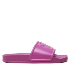 Klapki Off-White. Czerwone klapki damskie OFF-WHITE, bez wzorów, bez obcasa. Za 569.99 zł.