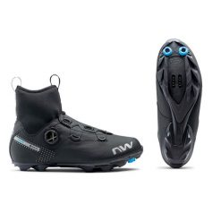 Buty rowerowe mtb męskie NORTHWAVE CELSIUS XC ARCTIC GTX czarne Gore-Tex. Czarne buty sportowe męskie Northwave, z gore-texu, bez zapięcia, na fitness i siłownię, gore-tex. Za 1,250.00 zł.